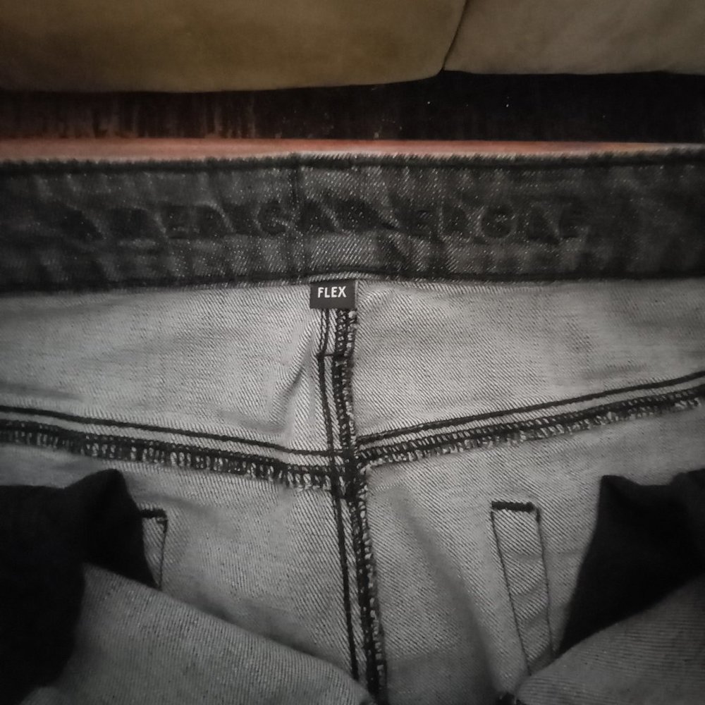 American Eagle straight flex 34x34 denim (black) - Picture 6 of 6